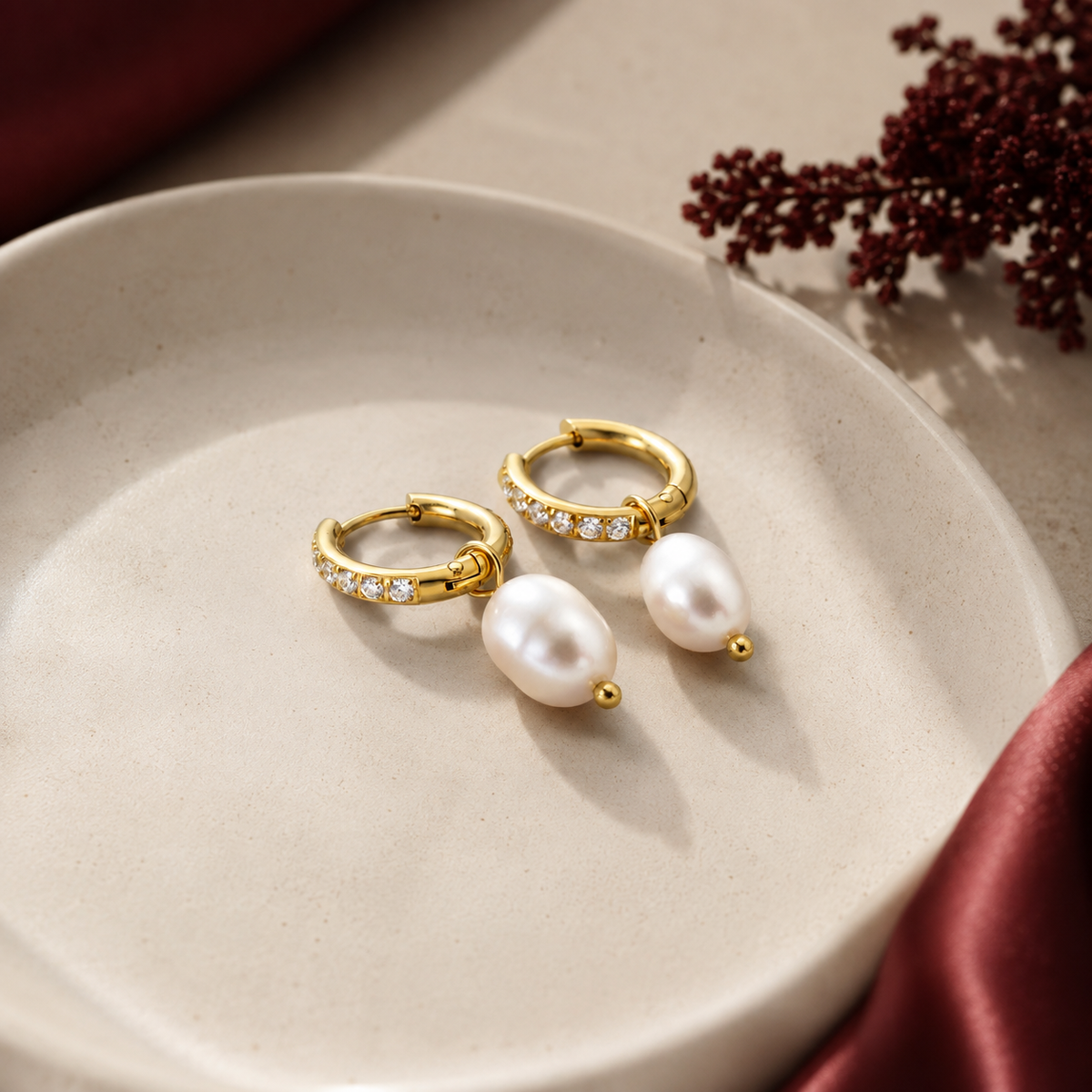 Vivienne Pearl Drop Earrings