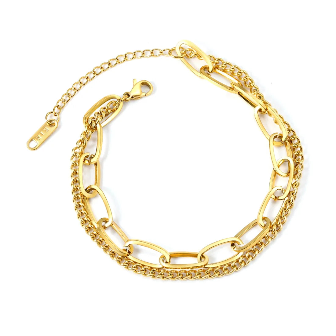 Celeste Double Chain Bracelet