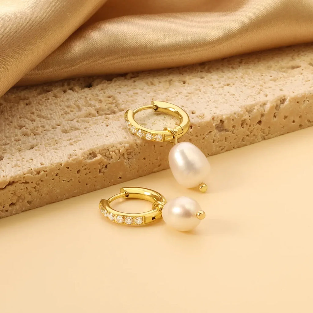 Vivienne Pearl Drop Earrings
