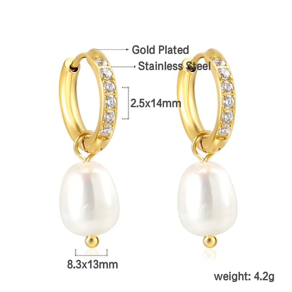 Vivienne Pearl Drop Earrings