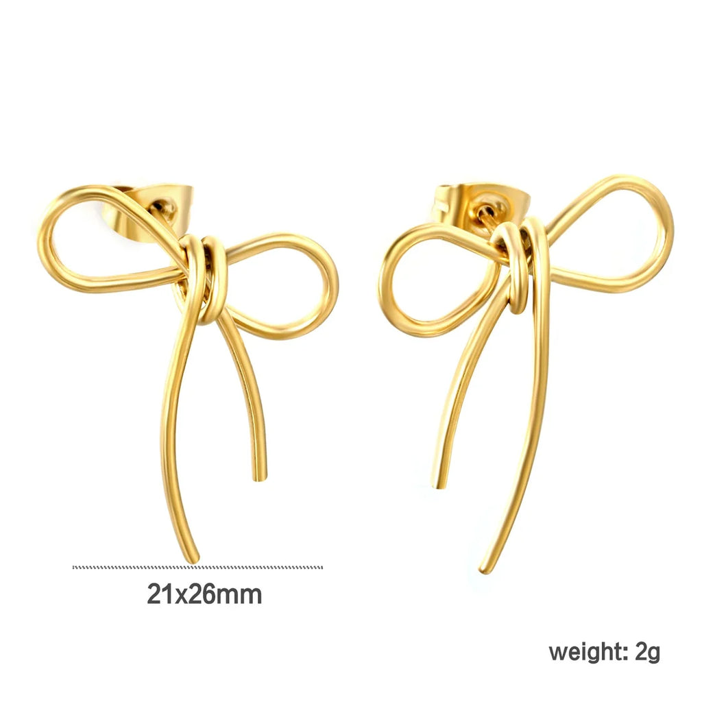 Élise Bow Studs