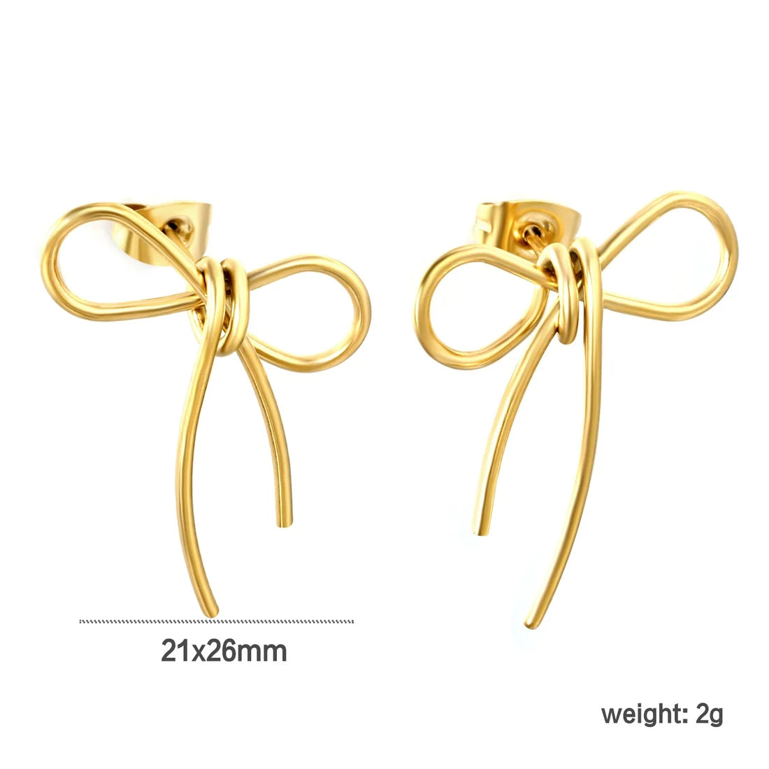 Élise Bow Studs